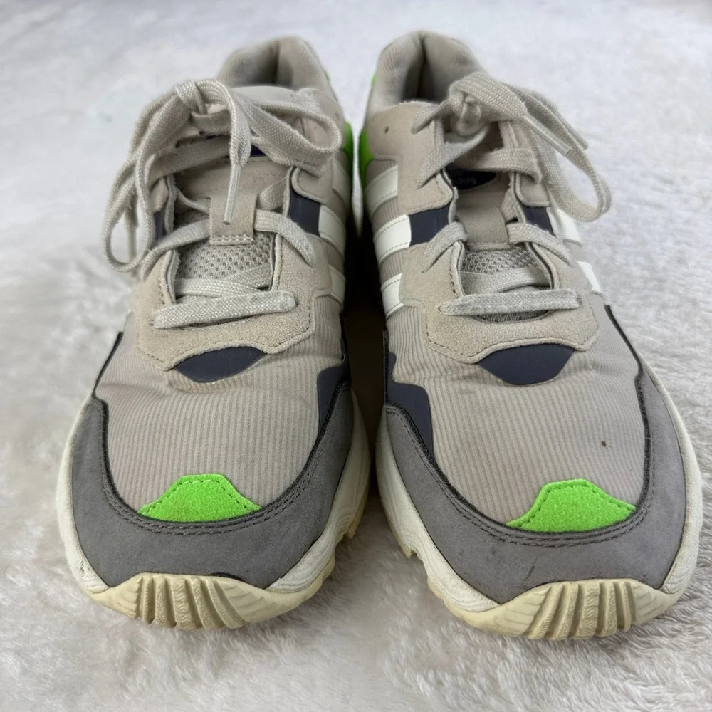 Adidas Originals Yung-96 F97182 Mens Off White Solar Green Chunky Shoes‎ 8.5